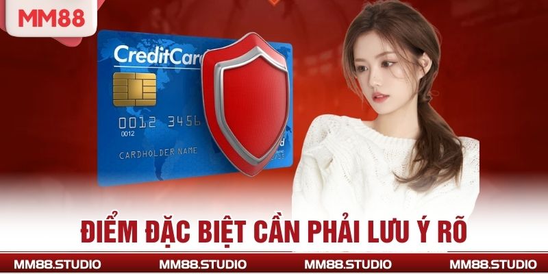 Điểm đặc biệt cần phải lưu ý rõ